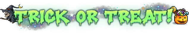 Official Trick or Treat event title banner